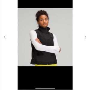 Lululemon Black Insulated Fleece Vest